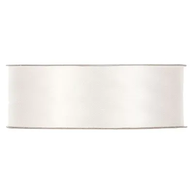 Nastro doppio raso mm.25 m.50 lt.cream
