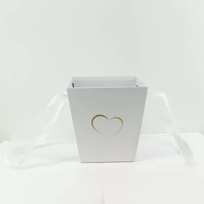 Scatola cartone 17x17 h.18 bianco