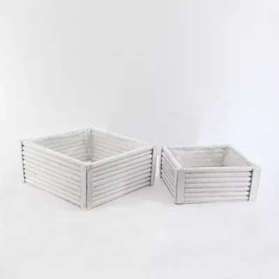 Cca-cassetta 25x25 bianco (set 2)