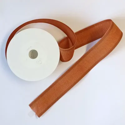 Nastro mm.25 m.20 cotton riga arancio