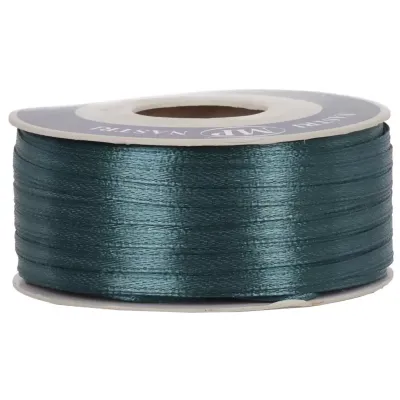 Nastro doppio raso mm.03 m.100 blu petrolio