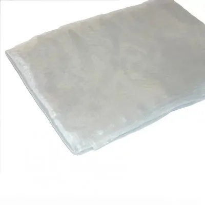 Pezzata 145x300 organza argento