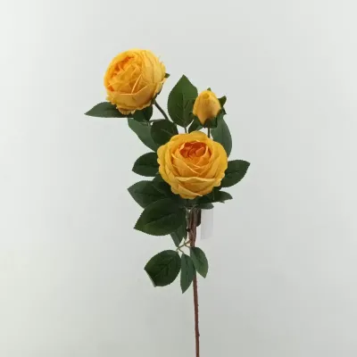 Rosa cabbage ramo x3 cm. 83 giallo
