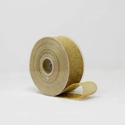 Nastro luce lam. mm.40 m.20 oro