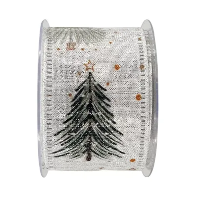 Nastro pinetto lame' mm.70 m.10 argento