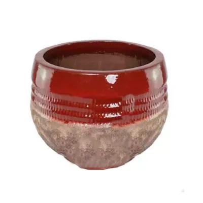 Vaso ceramica d.56 rosso