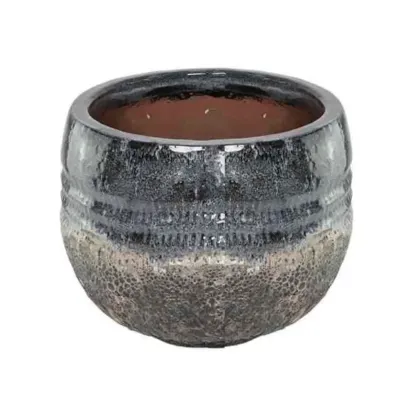 Vaso ceramica d.56 blu