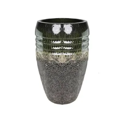 Vaso ceramica d.36 verde