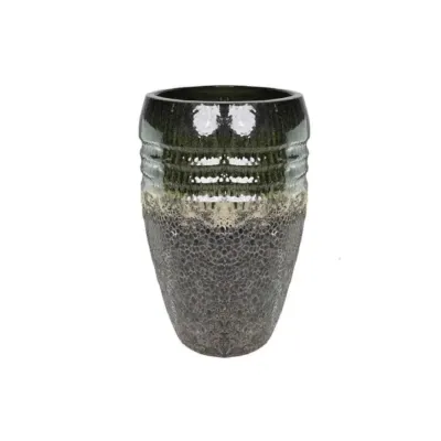 Vaso ceramica d.23 verde