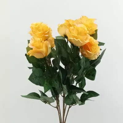 Rosa mazzo cm.48 pesca