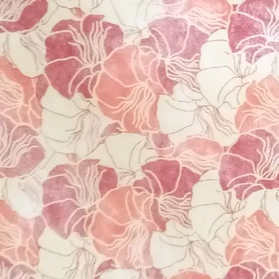 Bobina df 0,68x09 flowery polyweb bordeaux