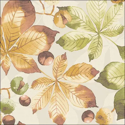Tovagliolo carta 33×33 castagne (pz.20)