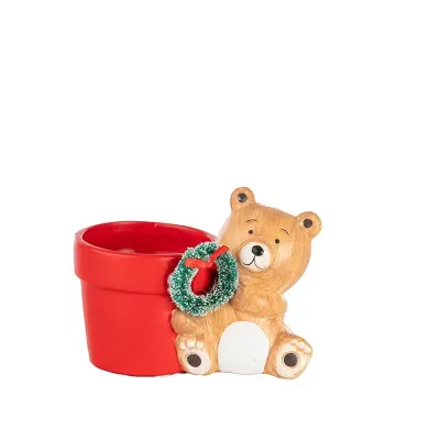 Cachepot c.orso h.12