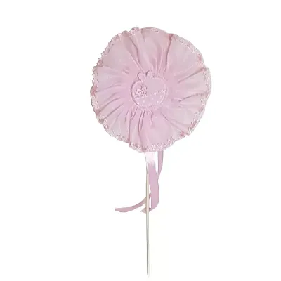 Pick fiocco d.14 rosa (8 pezzi)