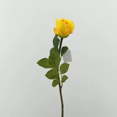 Rosa bocciolo cm. 65 giallo