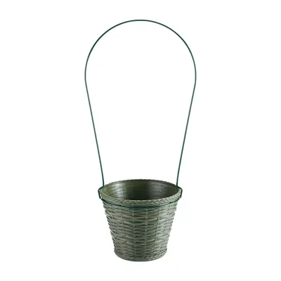 Cesto d.24 con manico verde