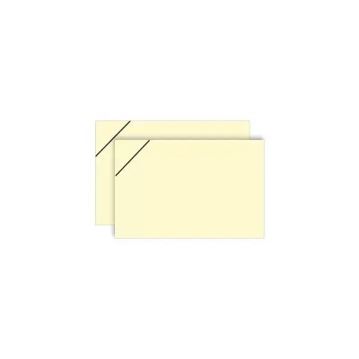 Biglietto + busta c 9x14 lutto avorio (100 pz,)