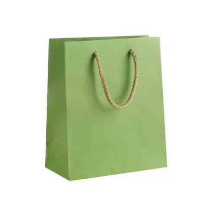 Shopper kraft colors 12x15 verde salvia (12pz)