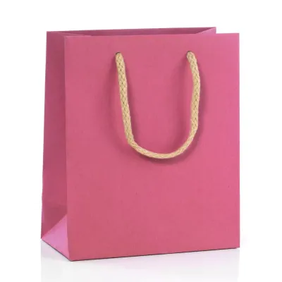 Shopper kraft colors 22x29 rosa (12pz)
