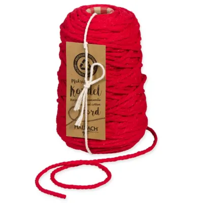 Cordino cotton mm.05 m.80 rosso
