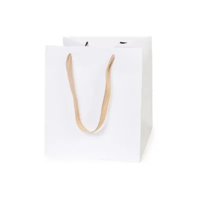 Shopper bag 25x28 bianco (pz.10)