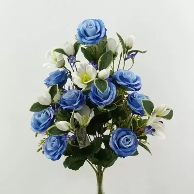 Magnolia-rose frontale cm. 48 blu