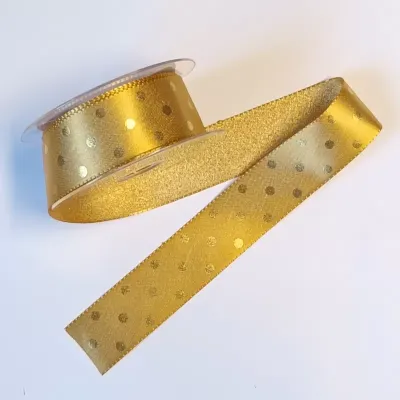 Nastro mm.40 mt.20 sirio pois oro ant.