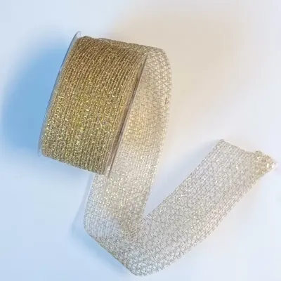 Nastro whisper mm.60 m.25 oro