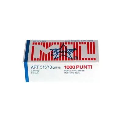 Punti metallici zenith mm.12x10 (pz.1000)