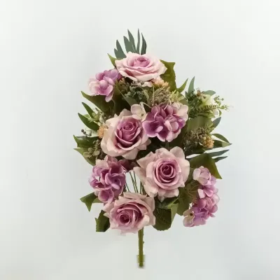 Rosa-ortensia frontale cm.58 mauve