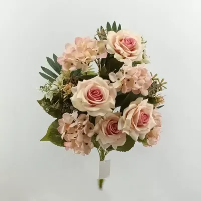 Rosa-ortensia frontale cm.58 rosa