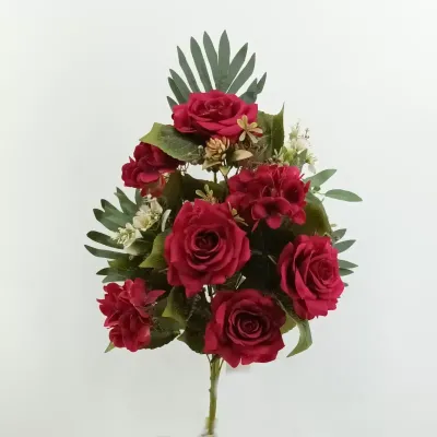Rosa-ortensia frontale cm.58 bordeaux