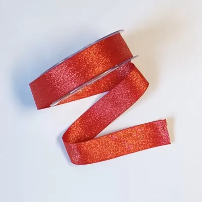 Nastro spark oro mm.30 mt.20 rosso