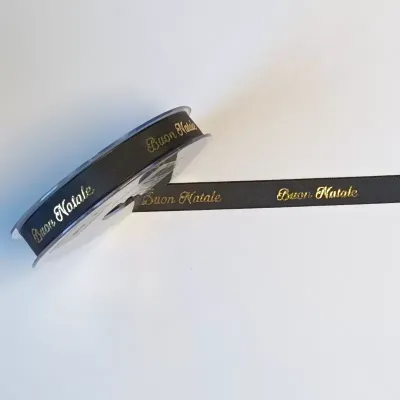 Nastro buon natale mm.15 m.20 nero