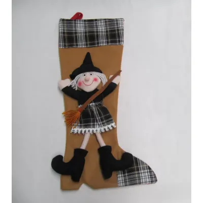 Calza juta 20x40 con befana