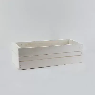 Cb-cassetta legno 32x17 bianco