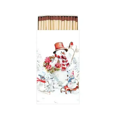 Scatola fiammiferi snowmen