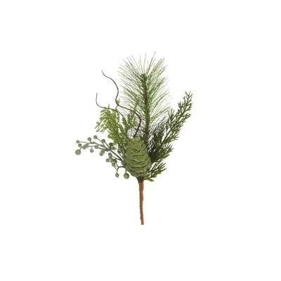 Pino con pigna cm.28 verde (6pz)