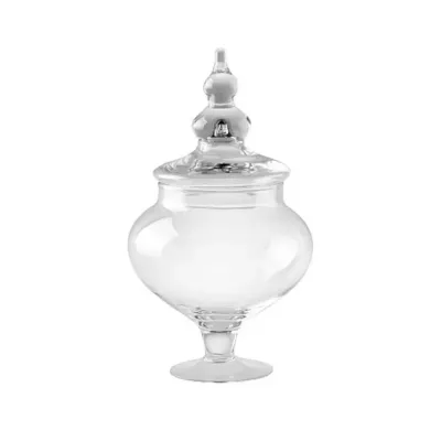 Vaso con coperchio h.30