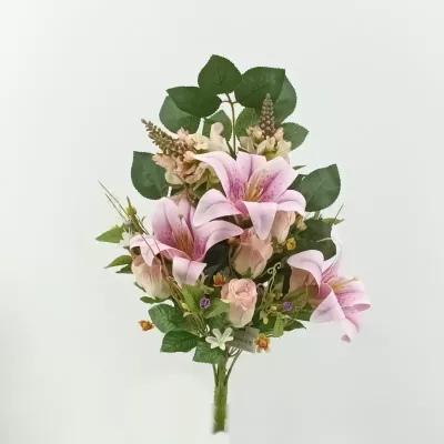 Lilium-rose frontale cm. 58 lavanda