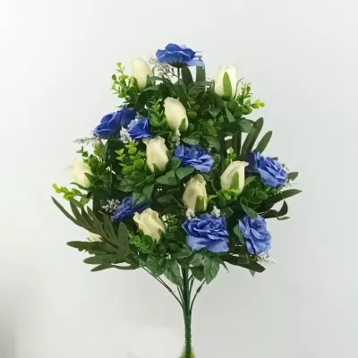 Frontale rosa-bocciolo cm. 60 blu