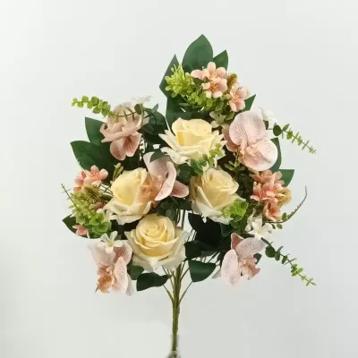 Frontale rosa-orchid cm.55 champagne