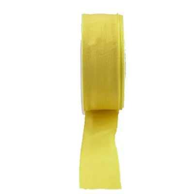 Nastro taffeta an.mm.40 m.25 giallo