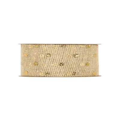 Nastro gold dots mm.40 m.20