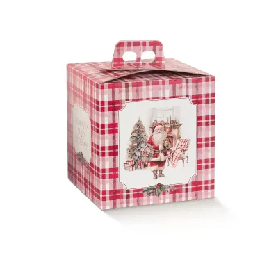 Cartone pan.quadrella 21x21 santa