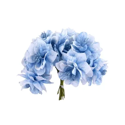 Dahlia mazzolino cm.13 azzurro (pz.12)