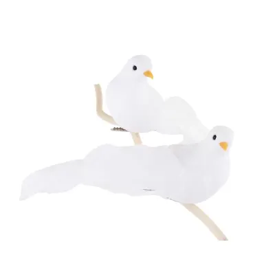 Colomba clip cm.18 bianco (pz.12)