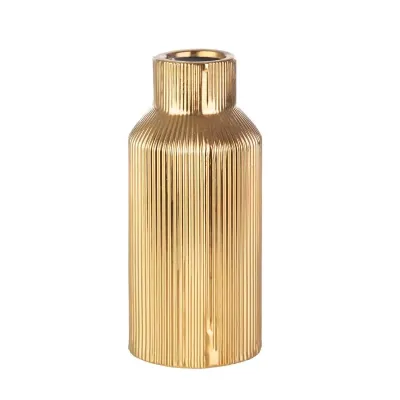 Portafiori terracotta h.20 oro 
