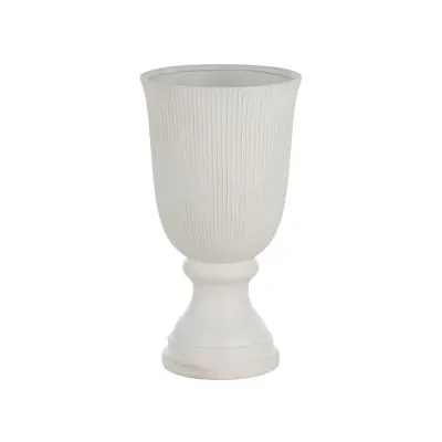 Coppa terracotta h.47 bianco