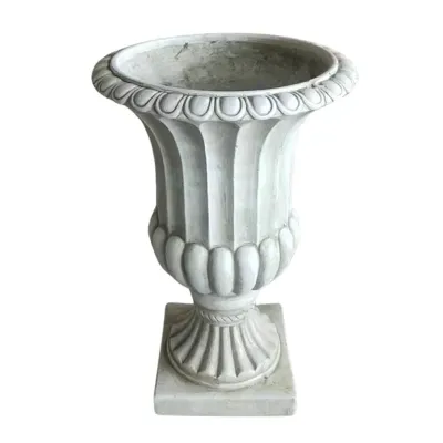 Coppa base quadra h.62 bianco
